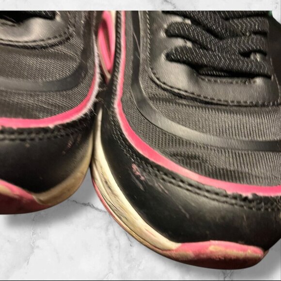 Fuse 53 Black & Pink Girls Athletic Sneakers Size 1 - Picture 13 of 13